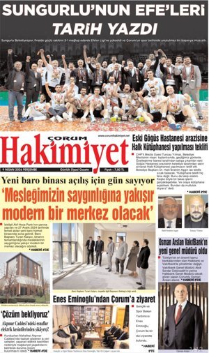 Çorum Hakimiyet 09.04.2026