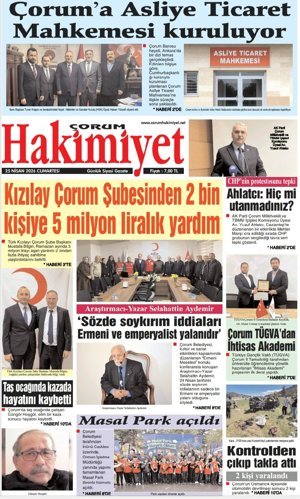 Çorum Hakimiyet 25.04.2026