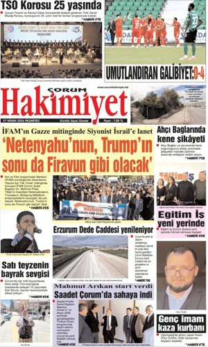 Çorum Hakimiyet 27.04.2026