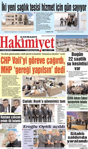Çorum Hakimiyet 07.04.2026