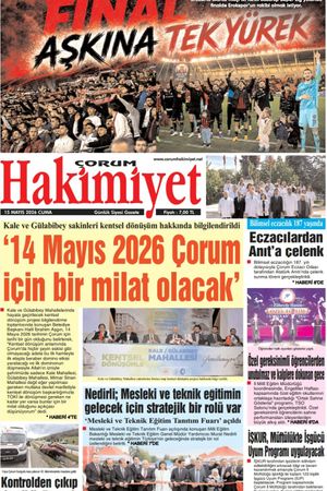 Çorum Hakimiyet 15.05.2026