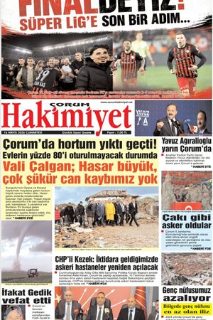 Çorum Hakimiyet 16.05.2026