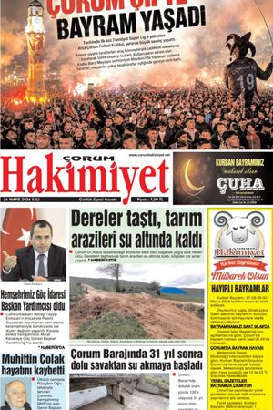 Çorum Hakimiyet 26.05.2026