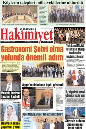 Çorum Hakimiyet 05.06.2026