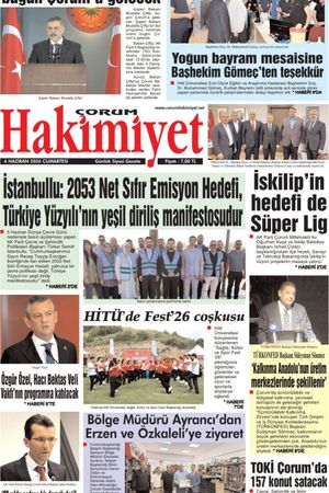 Çorum Hakimiyet 06.06.2026