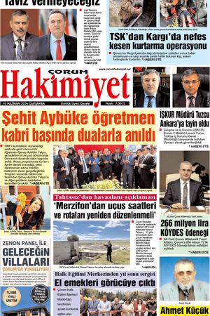 Çorum Hakimiyet 10.06.2026