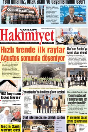 Çorum Hakimiyet 20.06.2026
