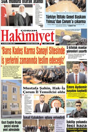 Çorum Hakimiyet 23.06.2026