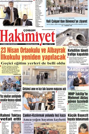 Çorum Hakimiyet 06.07.2026