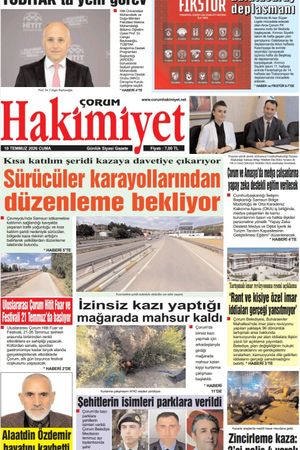 Çorum Hakimiyet 10.07.2026