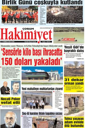 Çorum Hakimiyet 17.07.2026