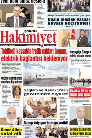Çorum Hakimiyet 21.07.2026