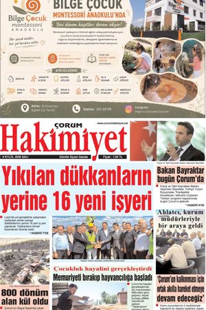 Çorum Hakimiyet 08.09.2026