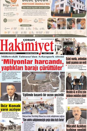 Çorum Hakimiyet 17.09.2026