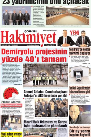 Çorum Hakimiyet 24.09.2026