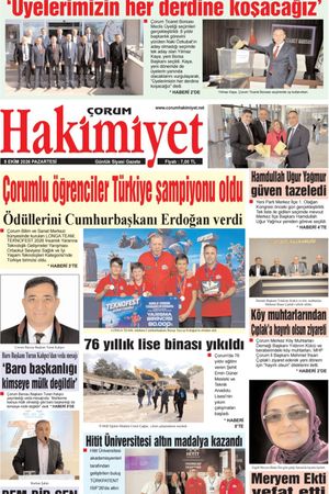 Çorum Hakimiyet 05.10.2026