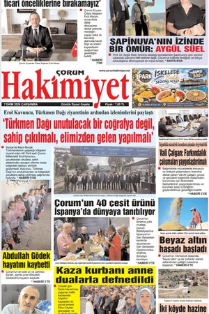 Çorum Hakimiyet 07.10.2026