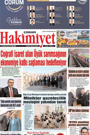 Çorum Hakimiyet 22.10.2026