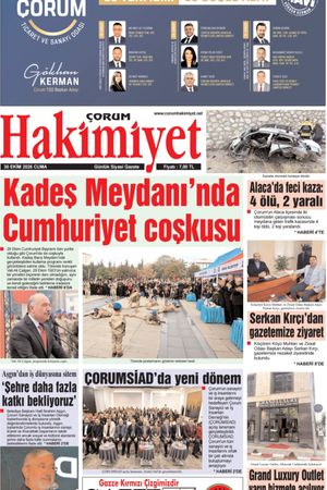 Çorum Hakimiyet 30.10.2026